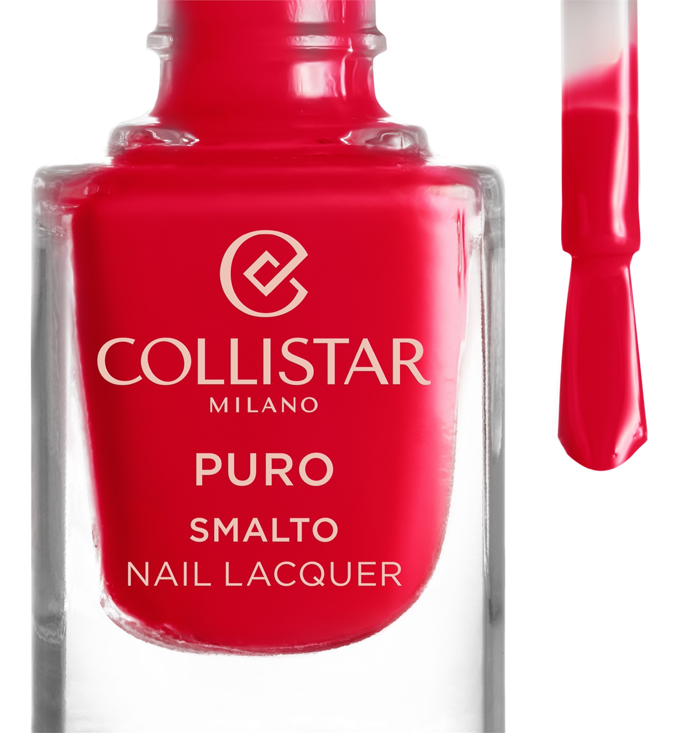 Collistar Puro Smalto Lunga Durata 109 Papavero Ipnotico 10 ml - Smalto Professionale Effetto Gel con Pennello Alta Precisione