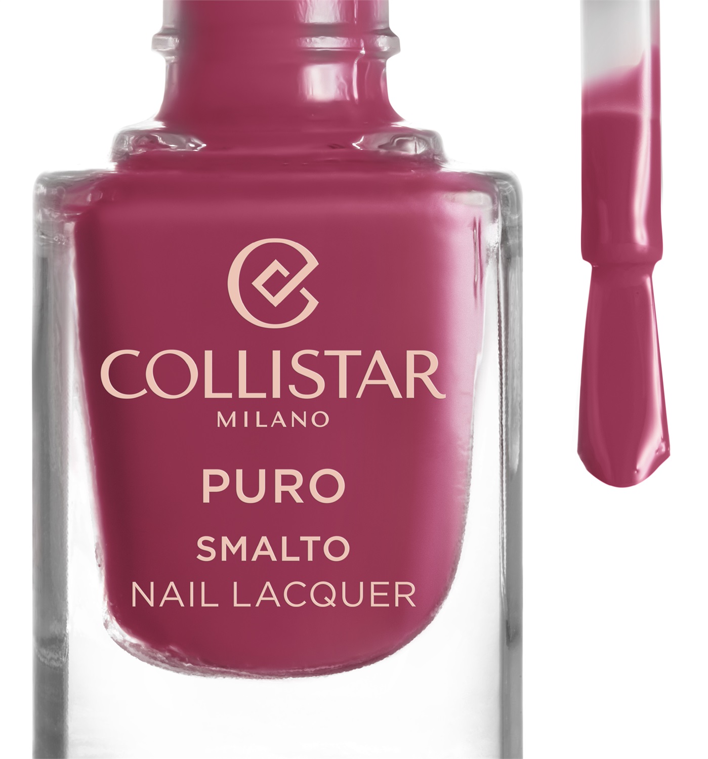 Collistar Puro Smalto Lunga Durata 114 Warm Mauve 10 ml - Smalto Professionale Effetto Gel Brillante