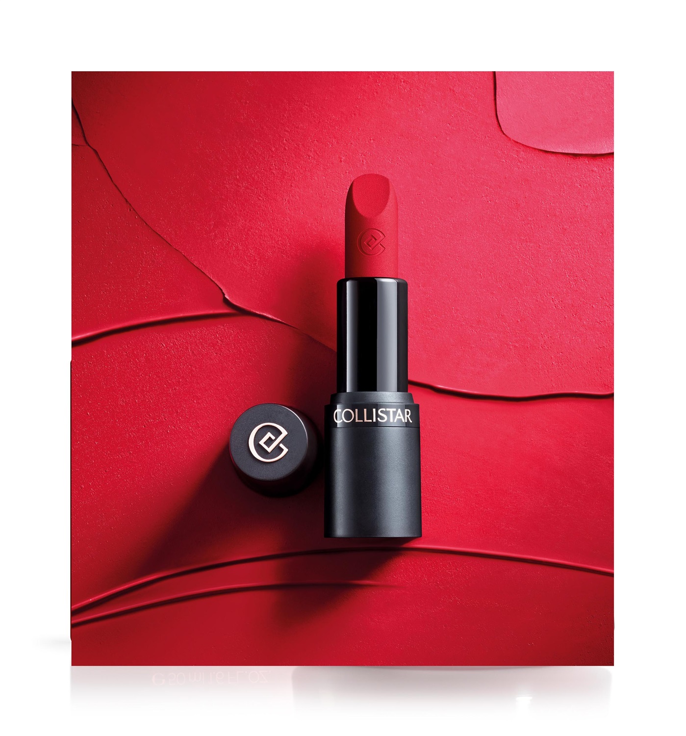 Collistar Puro Rossetto Matte 3,5 ml - Colore 109 Papavero Ipnotico, Texture Cremosa e Finish Matte