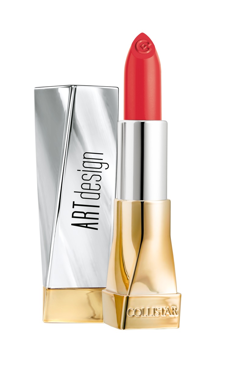 Collistar Rossetto Art Design 20 Corallo 'Non Fermarmi' - 3.5 ml, Texture Cremosa e Colore Pieno