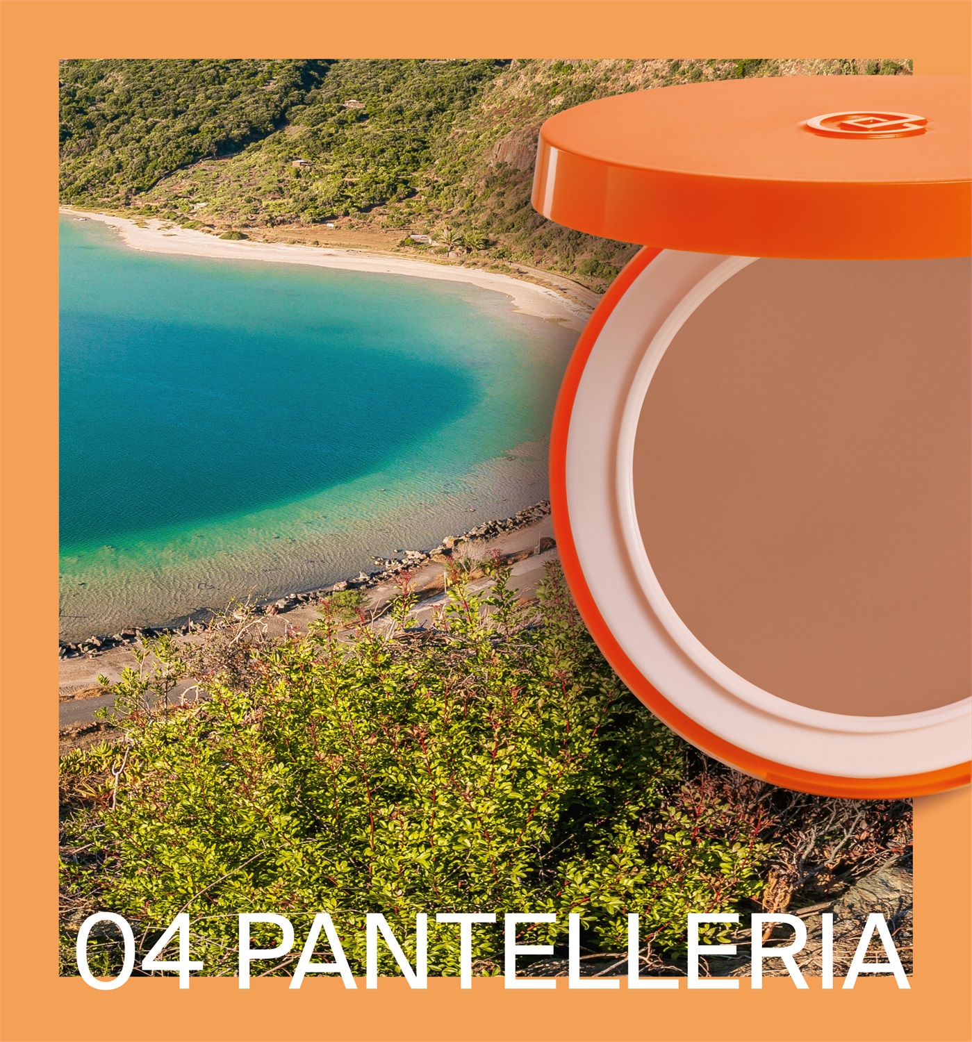 Collistar Mediterranea Fondotinta Compatto Solare SPF 15 Refill 04 Pantelleria - 77% Ingredienti Naturali, Finish Matte Naturale, Resistente all'Acqua e al Sudore