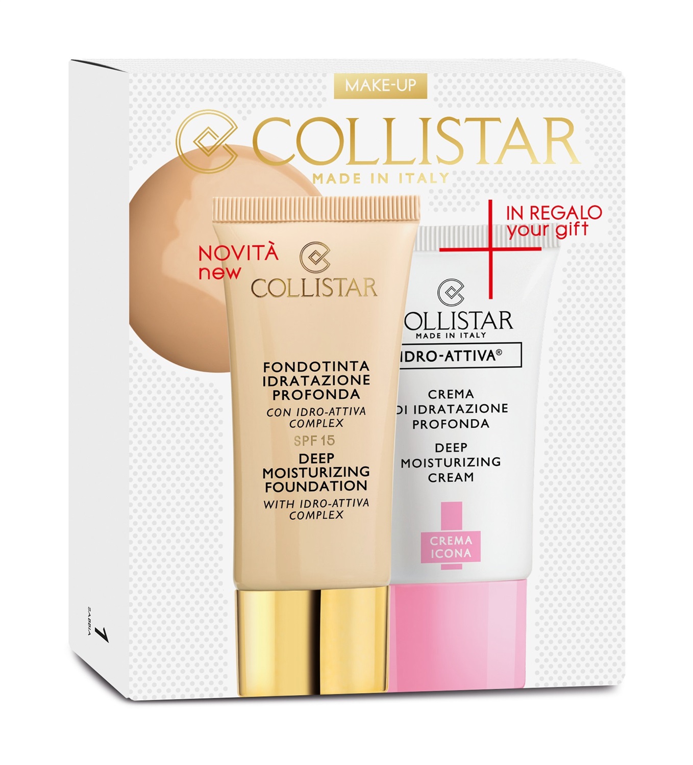 Collistar Fondotinta Idratazione Profonda 30 ML - Uniformante e Illuminante con Principi Attivi Idratanti