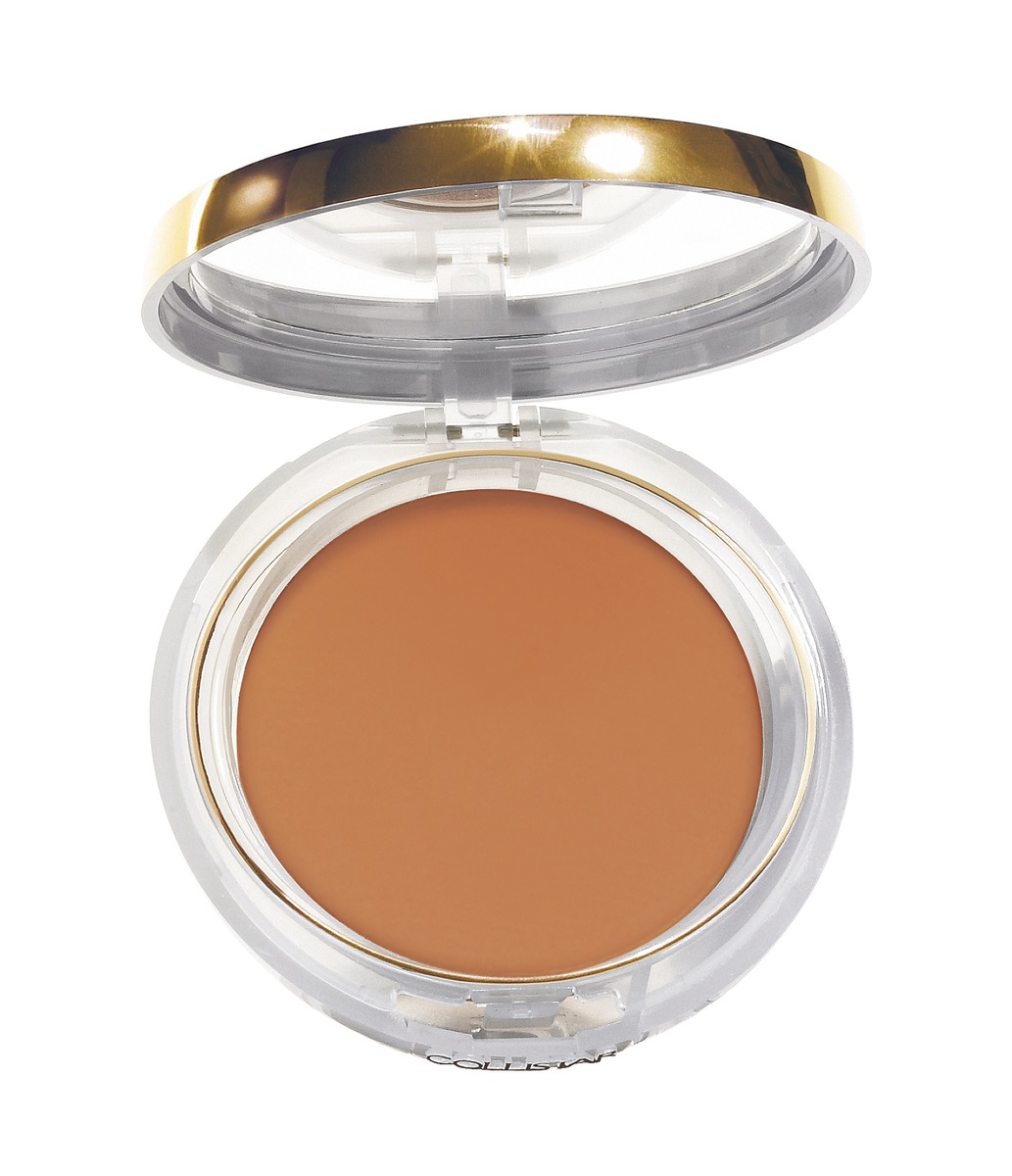 Collistar Fondotinta Fluido Compatto Crema-Polvere 6 Cacao 9g - Anti-lucido, Levigante, Opacizzante, Idratante