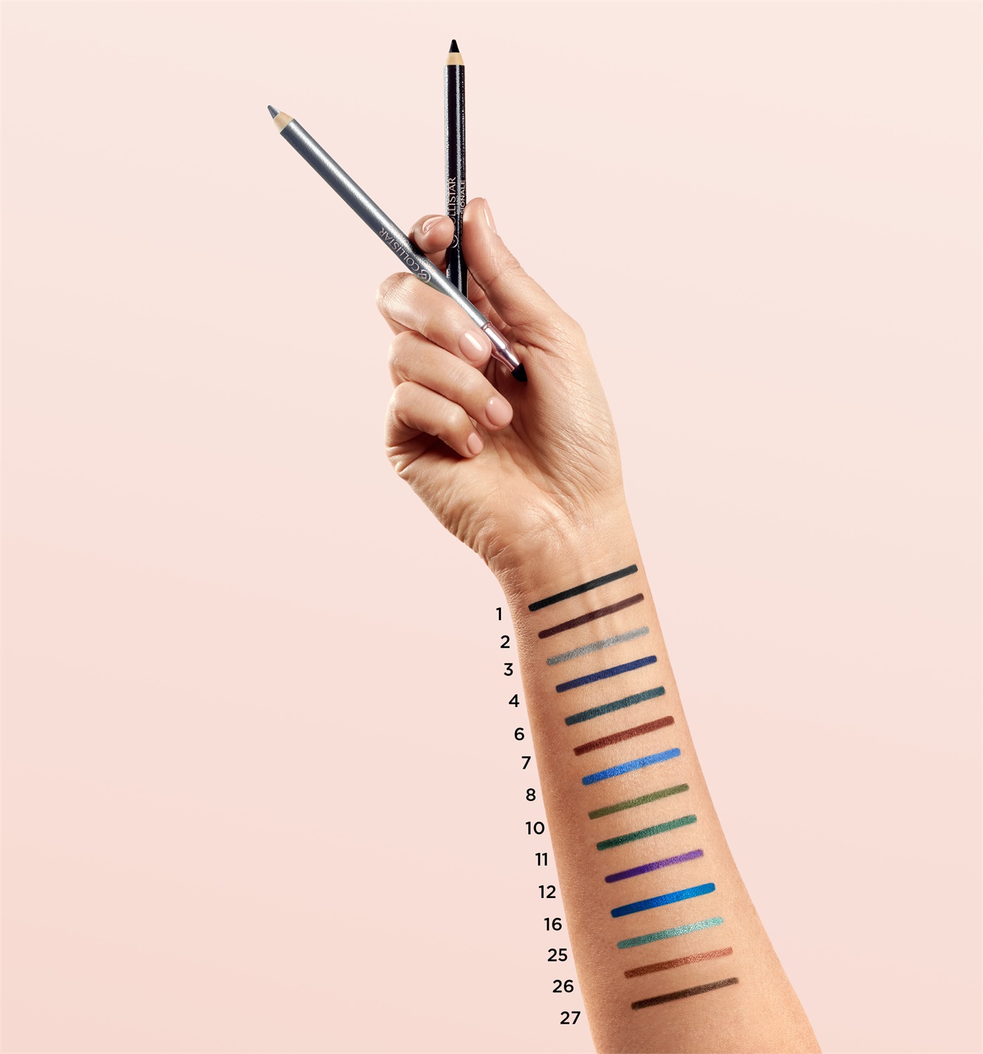 Collistar Professionale Matita Occhi 6 Verde Foresta - Waterproof, Lunga Durata, 24H, Sfumabile, 1.2ml