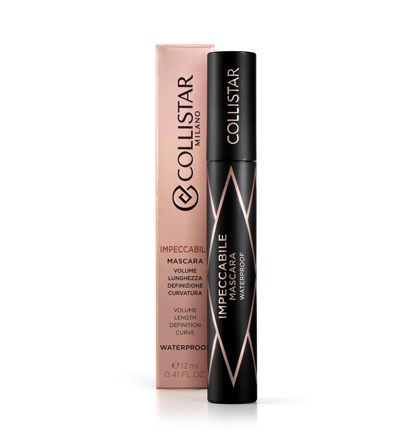 Collistar Impeccabile Mascara Waterproof Ultra Nero 12 ml - Volume, Lunghezza e Definizione