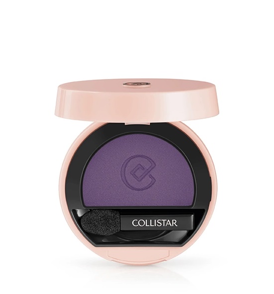 Collistar Impeccable Ombretto Compatto 140 Purple Haze Matte - 2g, Texture Matte, Frost e Satin, Durata Fino a 8 Ore