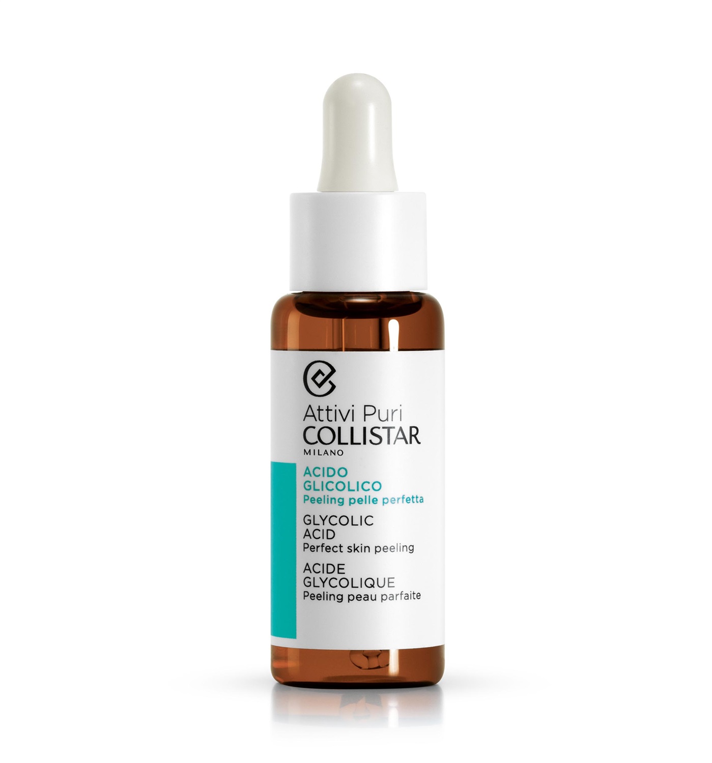Collistar Attivi Puri Acido Glicolico Peeling Pelle Perfetta 30ml - Siero Viso Illuminante e Antimperfezioni