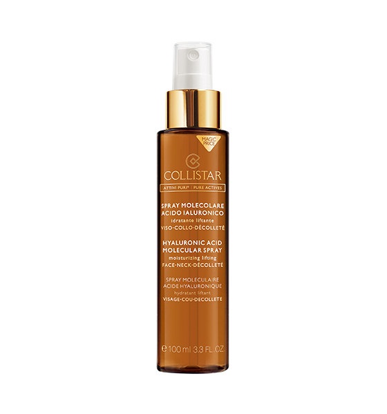 Collistar Spray Molecolare Acido Ialuronico 100ml - Idratante e Liftante per Viso, Collo e Décolleté