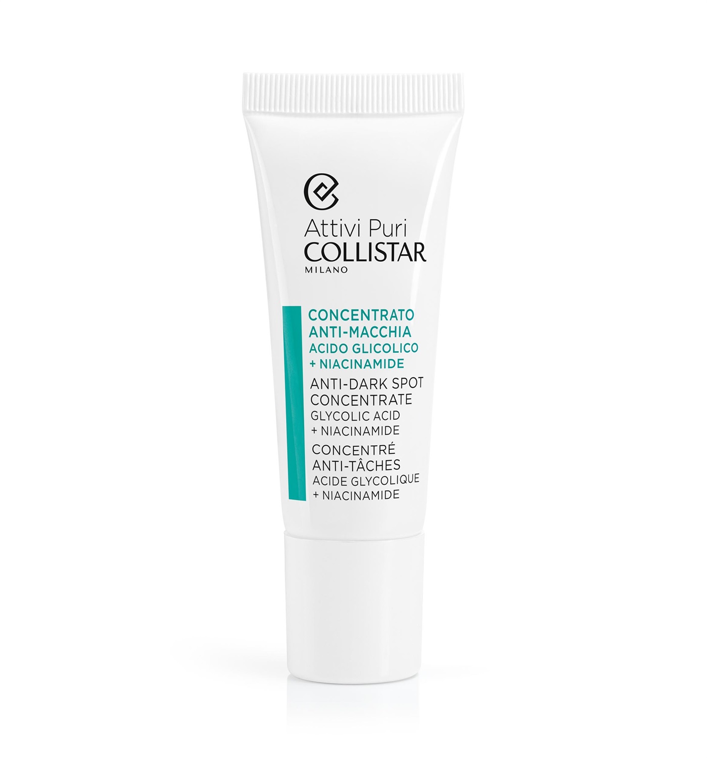 Collistar Concentrato Anti-Macchia 25 ml con Acido Glicolico e Niacinamide - Trattamento Localizzato per Macchie Cutanee