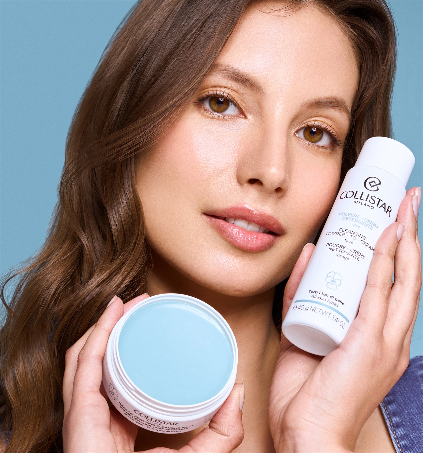 Collistar Burro Struccante Detergente 100ml - Scioglie Trucco Resistente e Protezione Solare, Texture Waterless