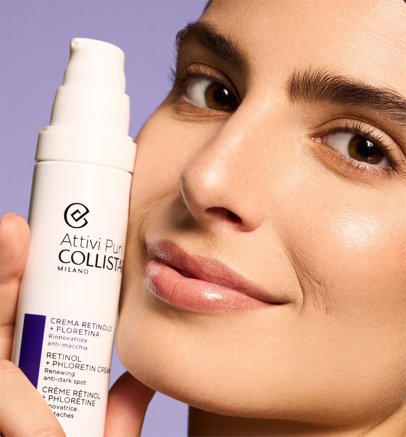 Collistar Attivi Puri Crema Retinolo Floretina 50ml - Rinnovatore Anti-Macchia, Riduce Linee Sottili e Rughe, Uniforma l'Incarnato