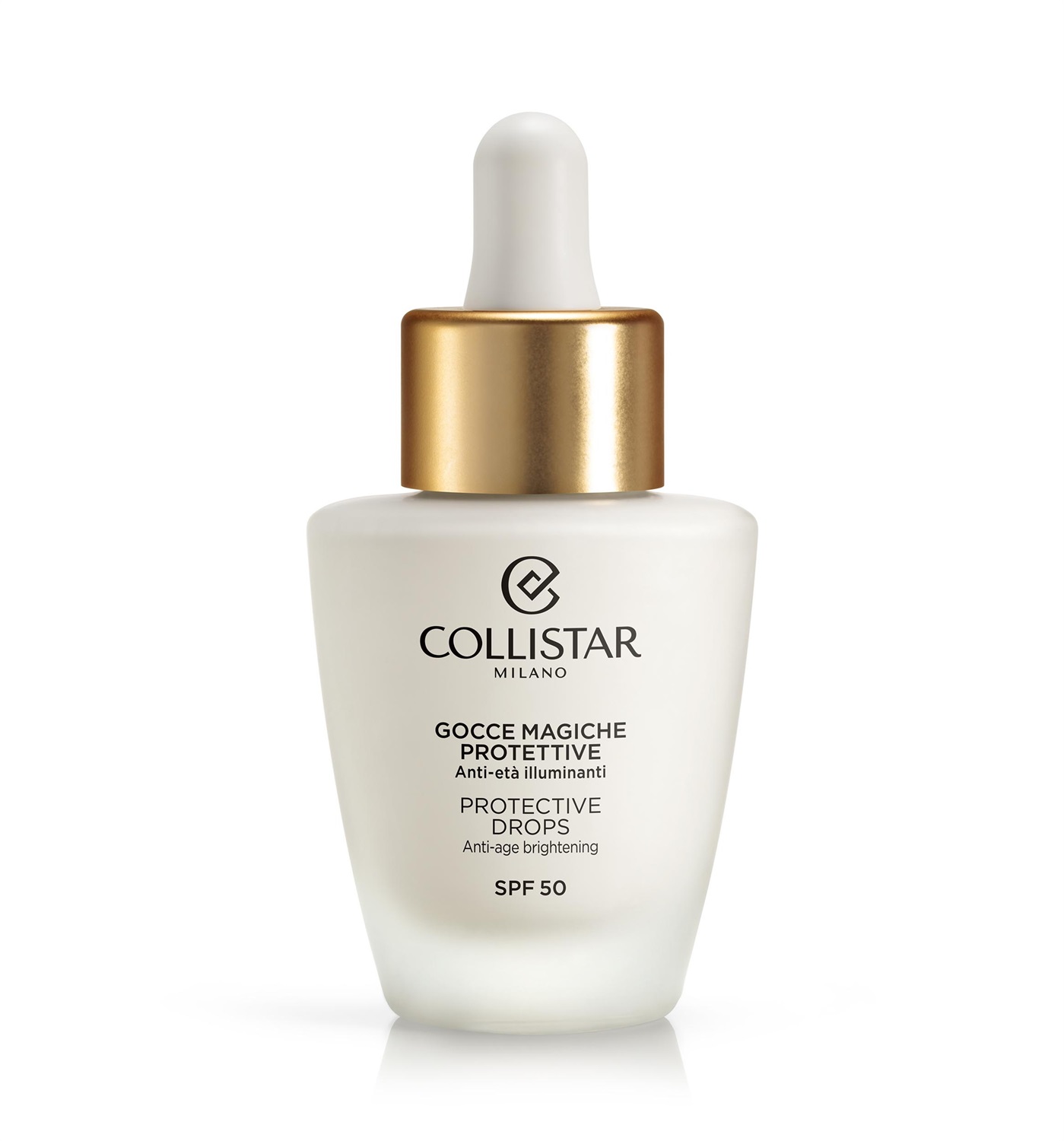 Collistar Gocce Magiche Protettive SPF 50 - 30 ml, Anti-età Illuminanti per Viso, Collo e Mani