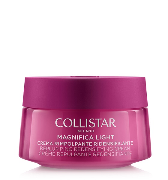 Collistar Magnifica Light Crema Rimpolpante Ridensificante Viso e Collo 50 ml - Texture Ultra-Leggera, Anti-Età e Riduzione Rughe