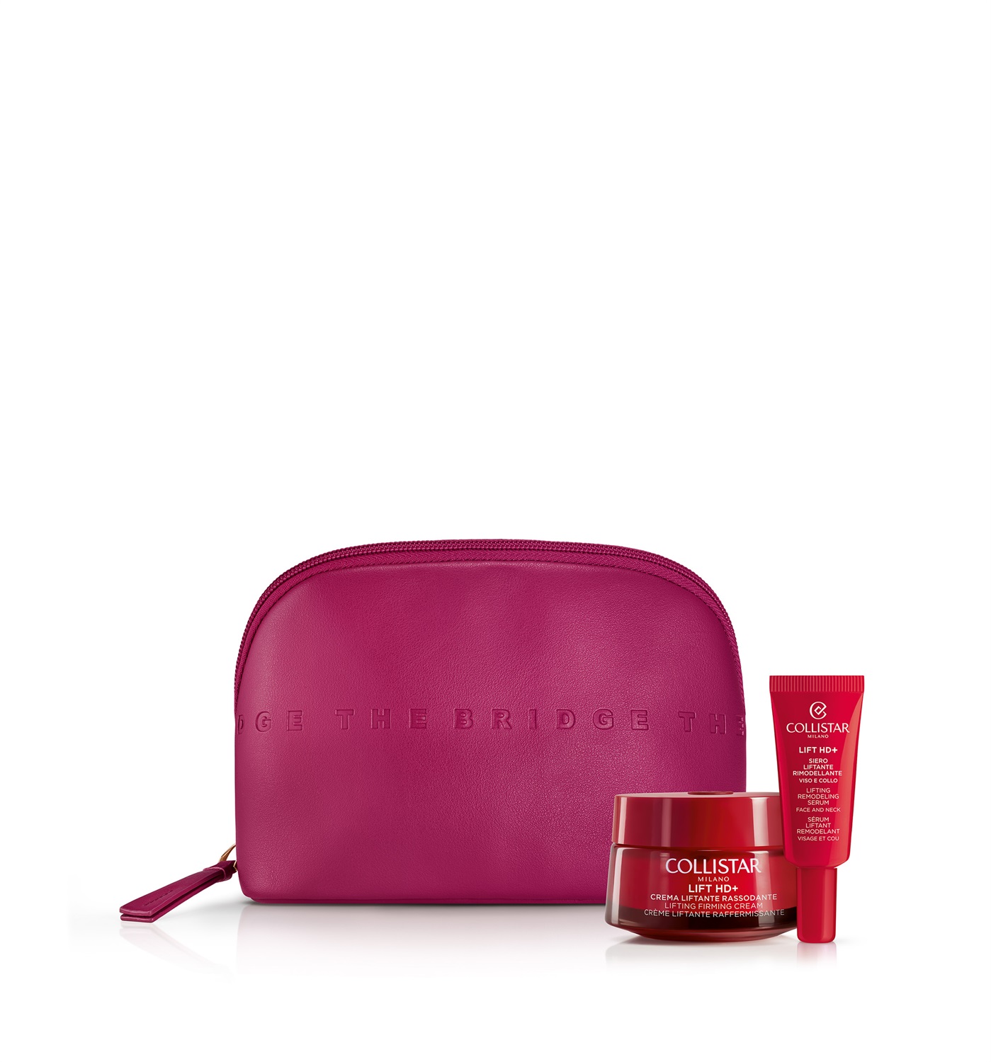Collistar Cofanetto Lift HD Crema Liftante Rassodante Viso e Collo 50 ml Siero Liftante Rimodellante Viso e Collo 7 ml Beauty-Bag The Bridge