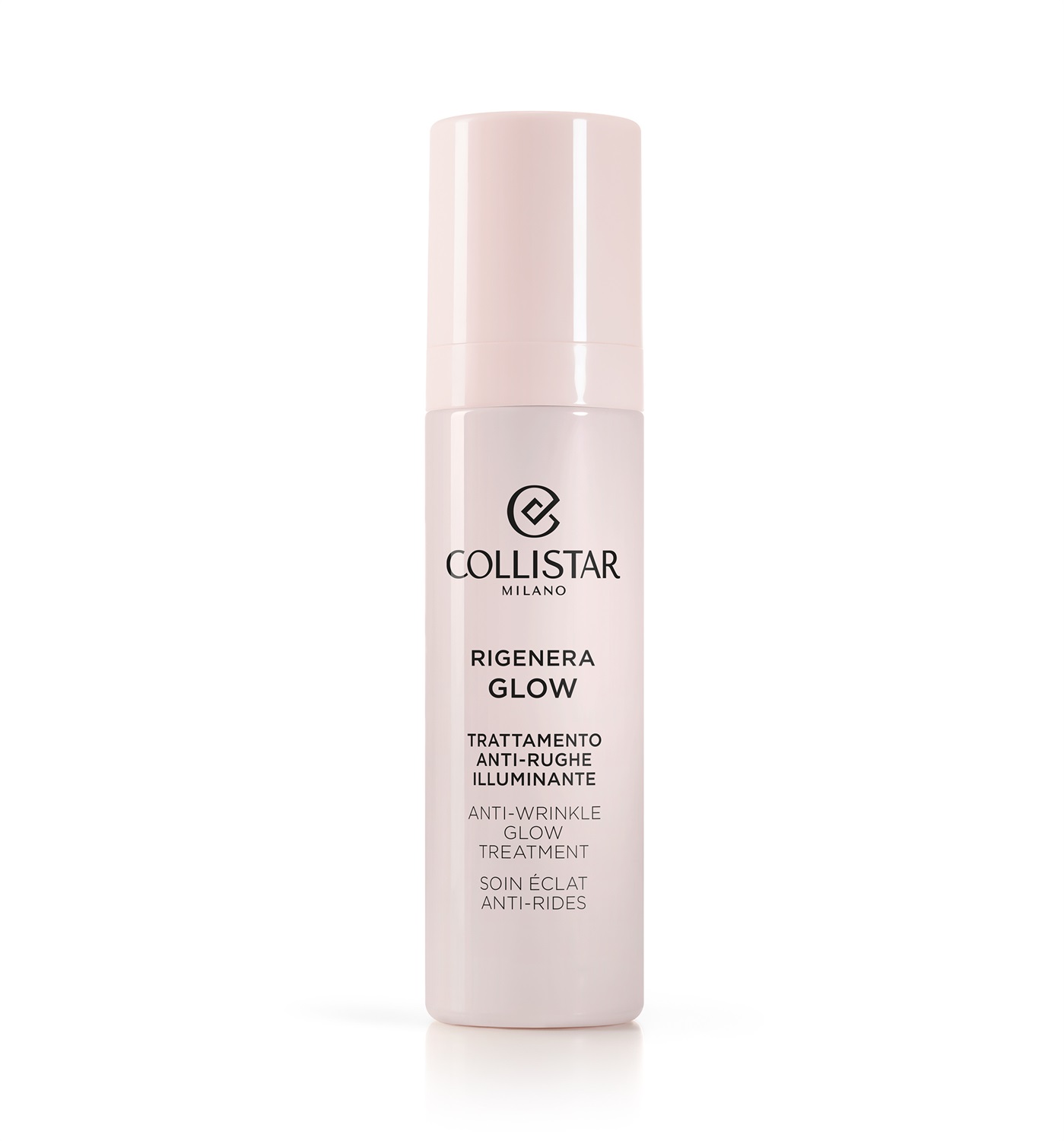 Collistar Rigenera Glow Trattamento Illuminante Anti-Rughe 50ml - Fluido Viso Ultra-Sensoriale con Texture Rosata, Riduce Rughe e Linee Sottili, Adatto a Tutti i Tipi di Pelle