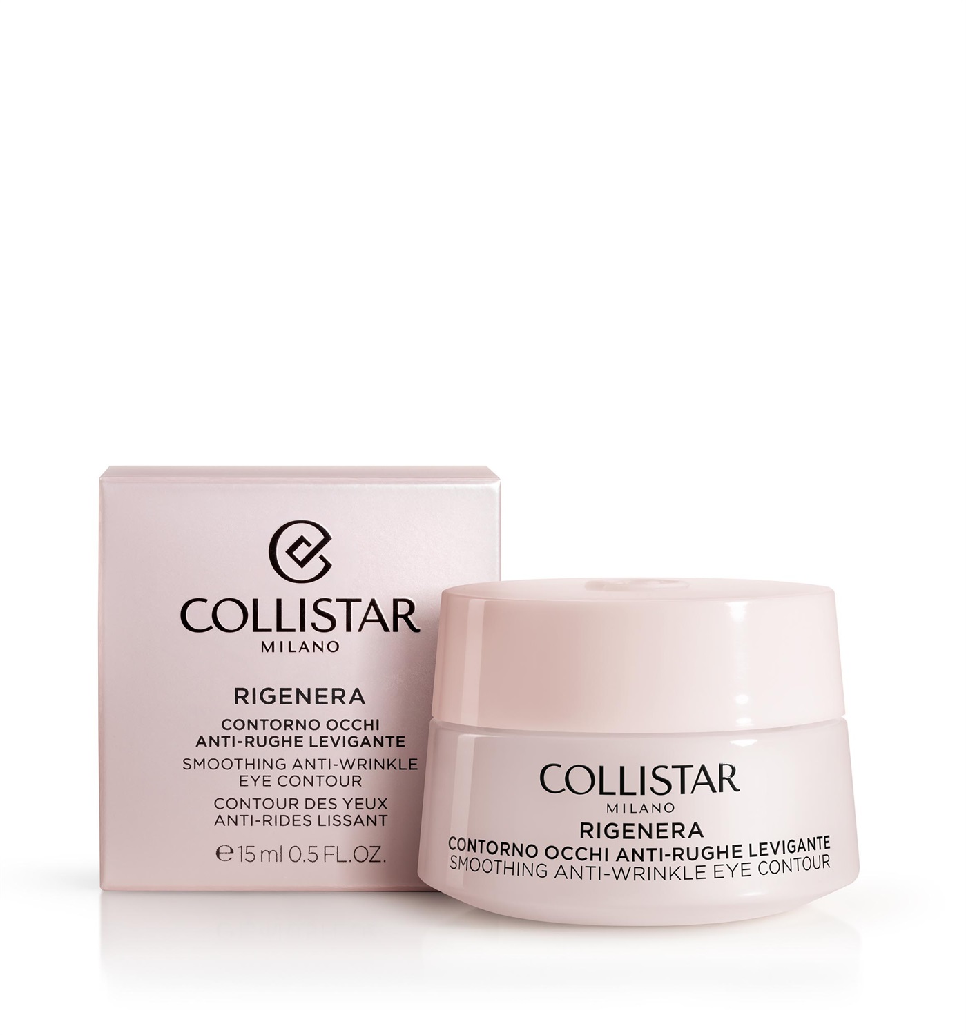 Collistar Rigenera Contorno Occhi Anti-Rughe Levigante 15ml - Crema-gel leggera che riduce rughe e idrata profondamente
