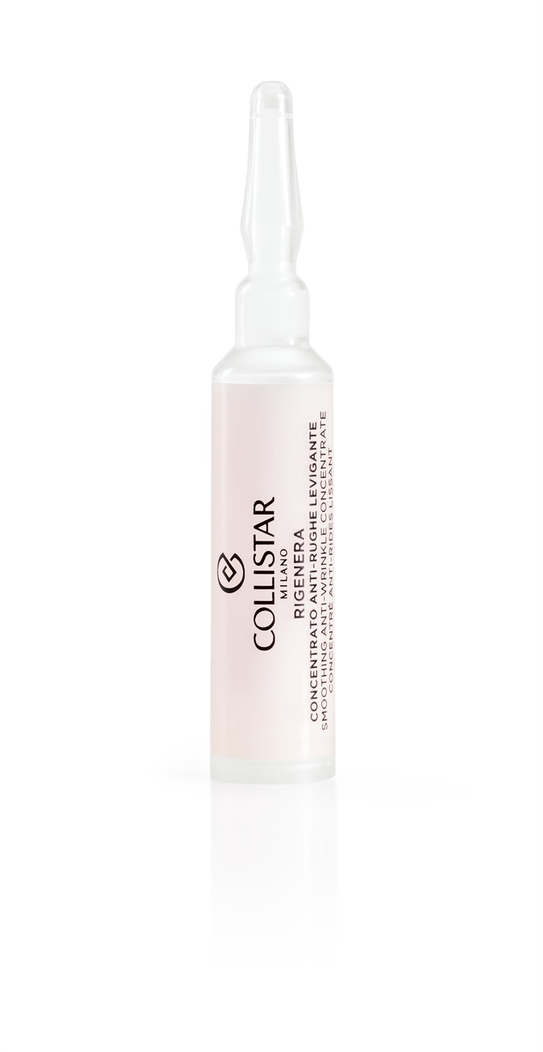 Collistar Rigenera Concentrato Anti-Rughe Levigante - Trattamento Urto 2x10 ml con Acido Ialuronico e Peptidi Biomimetici