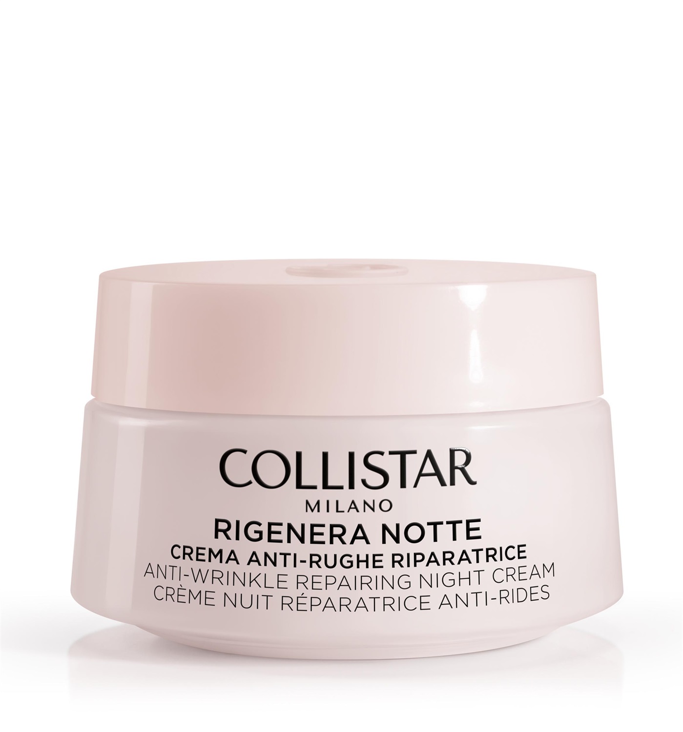 Collistar Rigenera Notte Crema Anti-Rughe Riparatrice Viso e Collo 50ml - Nutriente con Cellule Meristematiche di Melissa