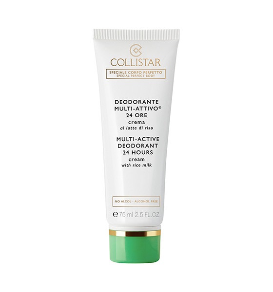 Collistar Deodorante Multi-Attivo 24 Ore Crema al Latte di Riso 75 ml - Efficace e Delicatamente Profumato