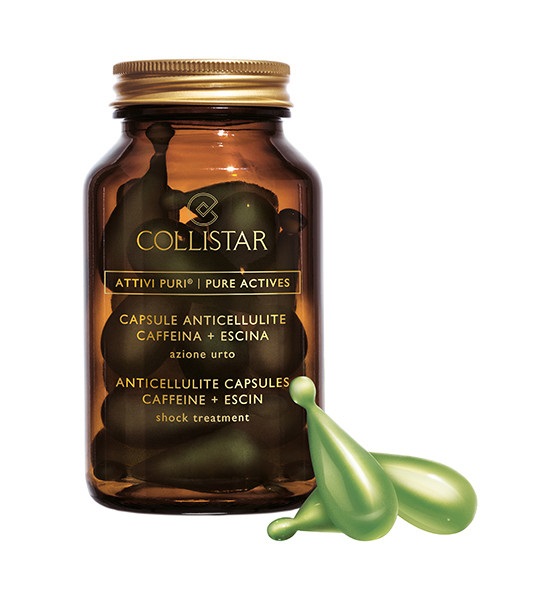 Collistar Attivi Puri Capsule Anticellulite Caffeina Escina, 14 Capsule - Trattamento Urto per Cellulite