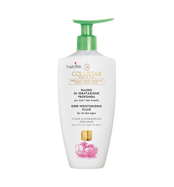 Collistar Fluido di Idratazione Profonda 400 ml - Formula Potenziata con Idro-Attiva® Complex e Estratto di Peonia Italiana per Tutti i Tipi di Pelle