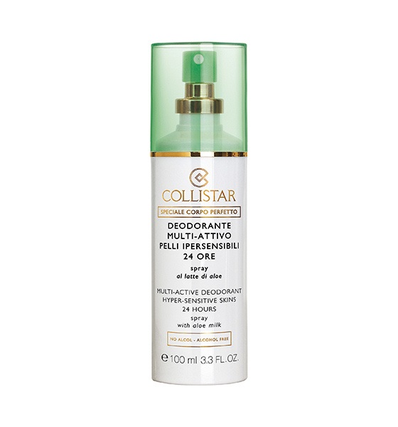 Collistar Deodorante Multi-Attivo 24 Ore Spray al Latte di Aloe per Pelli Ipersensibili - 100ml