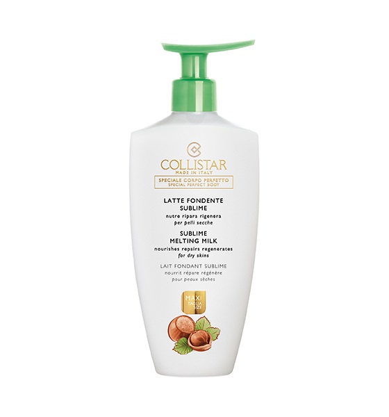 Collistar Latte Fondente Sublime 400ml - Nutriente, Idratante, Rigenerante per Pelli Secche con Burro di Karité e Mango