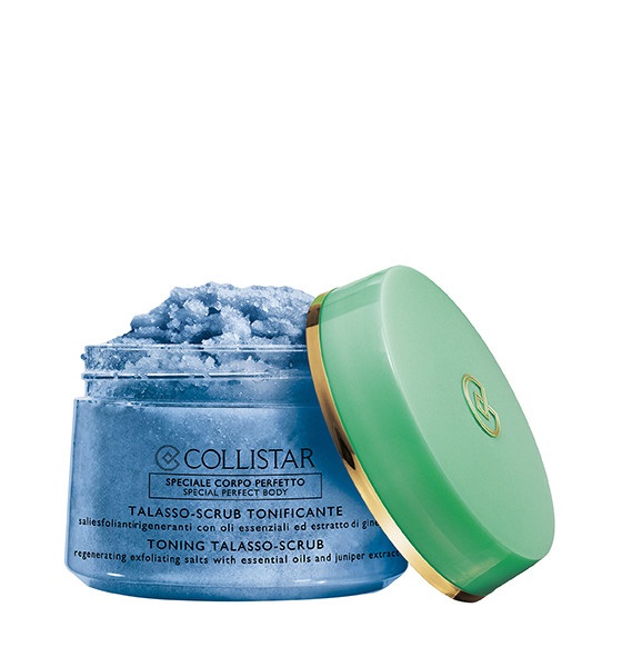 Collistar Talasso-Scrub Tonificante 700g - Scrub Esfoliante per Corpo con Oli Essenziali ed Estratto di Ginepro