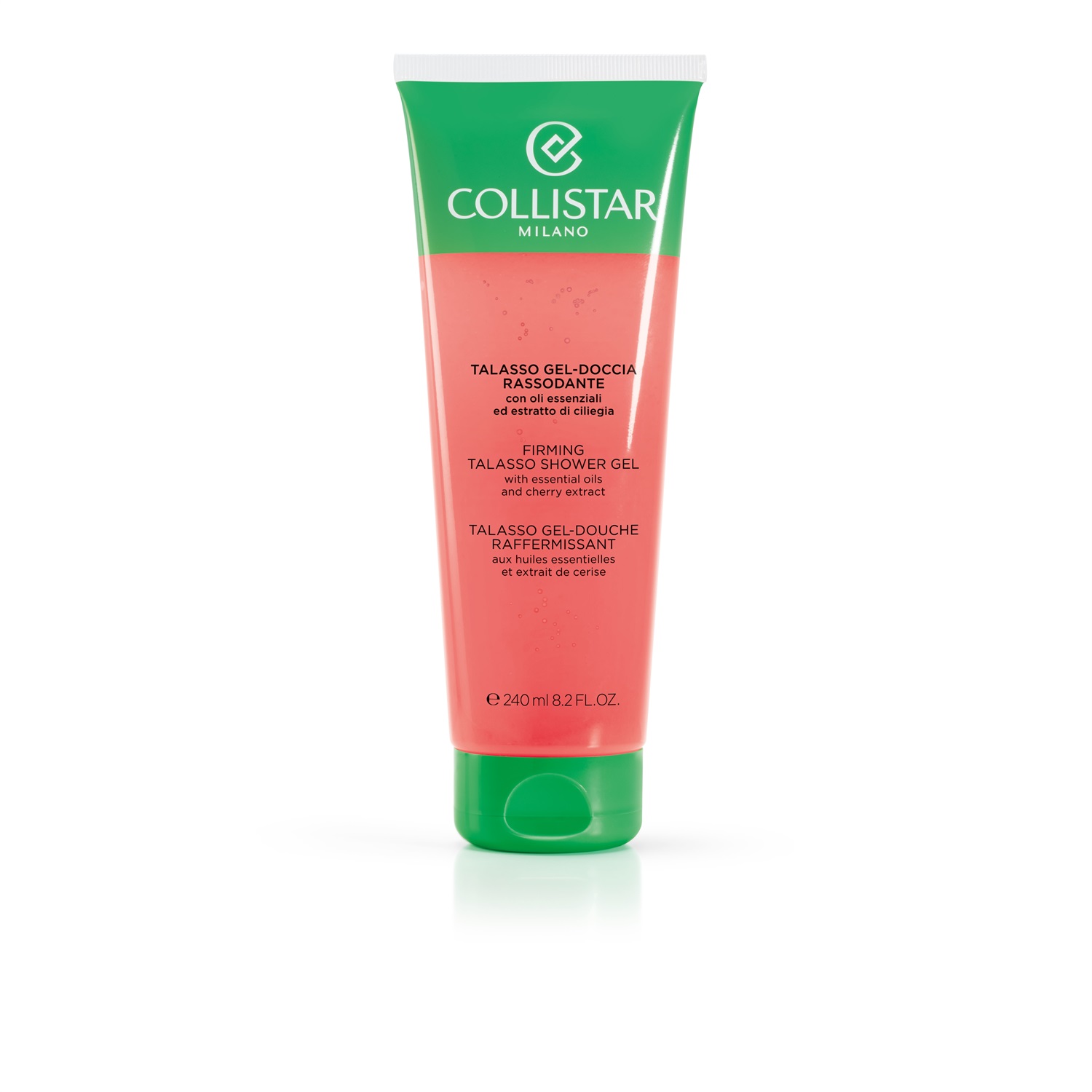 Collistar Talasso Gel-Doccia Rassodante 240 ml con Oli Essenziali e Estratto di Ciliegia