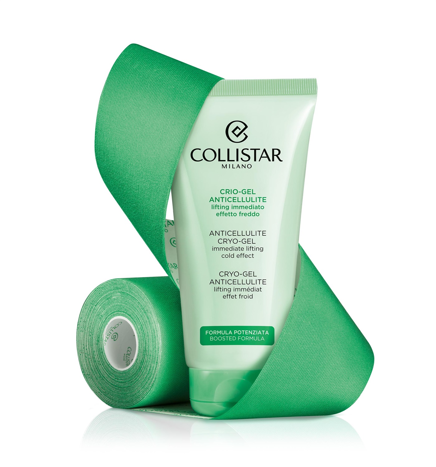 Collistar Crio-Taping Sistema Anticellulite Intensivo in Due Fasi - Rotolo di Tape 5cm x 5m Crio-Gel Anticellulite 175 ml