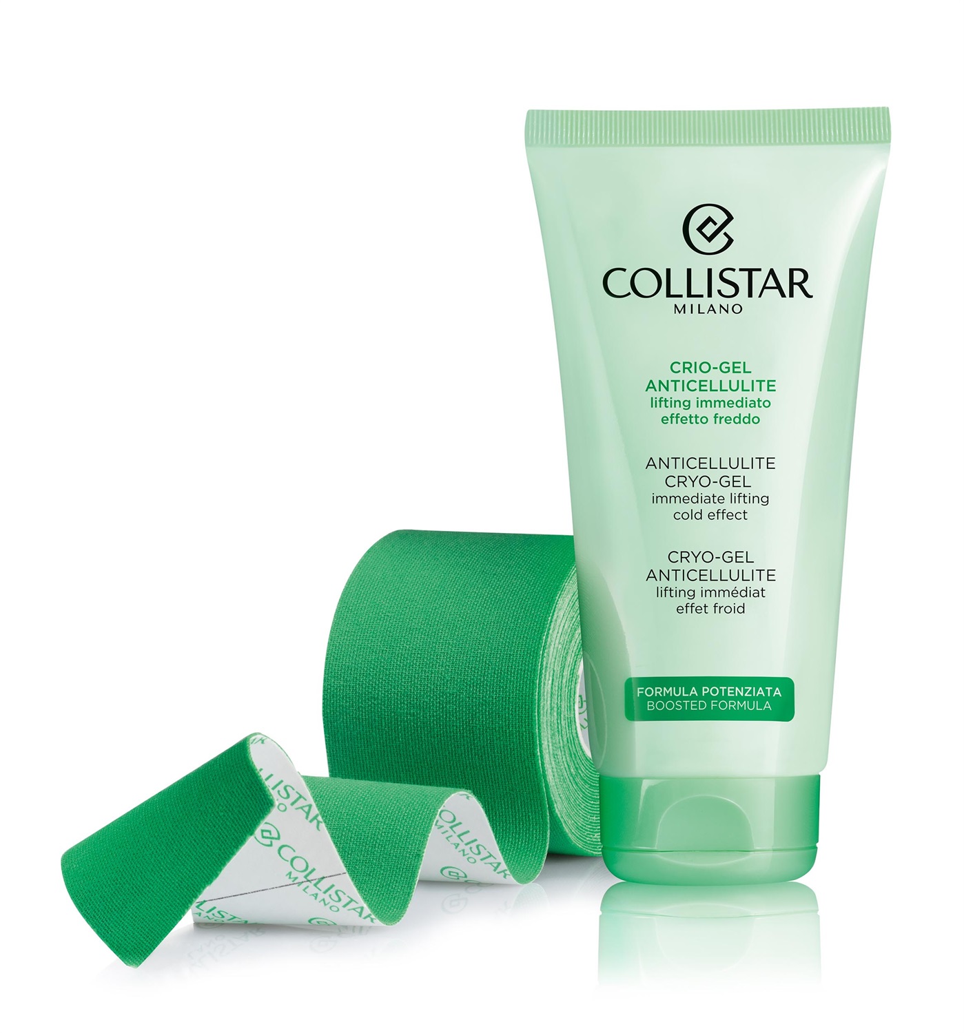 Collistar Crio-Taping Sistema Anticellulite Intensivo in Due Fasi - Rotolo di Tape 5cm x 5m Crio-Gel Anticellulite 175 ml