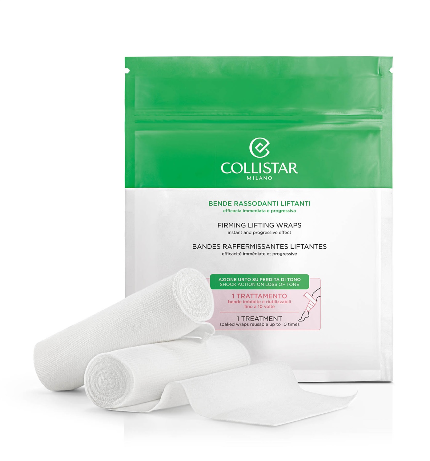 Collistar Bende Rassodanti Liftanti 2x100ml - Trattamento Professionale per Azione Urto contro Perdita di Tono e Rilassamenti Cutanei