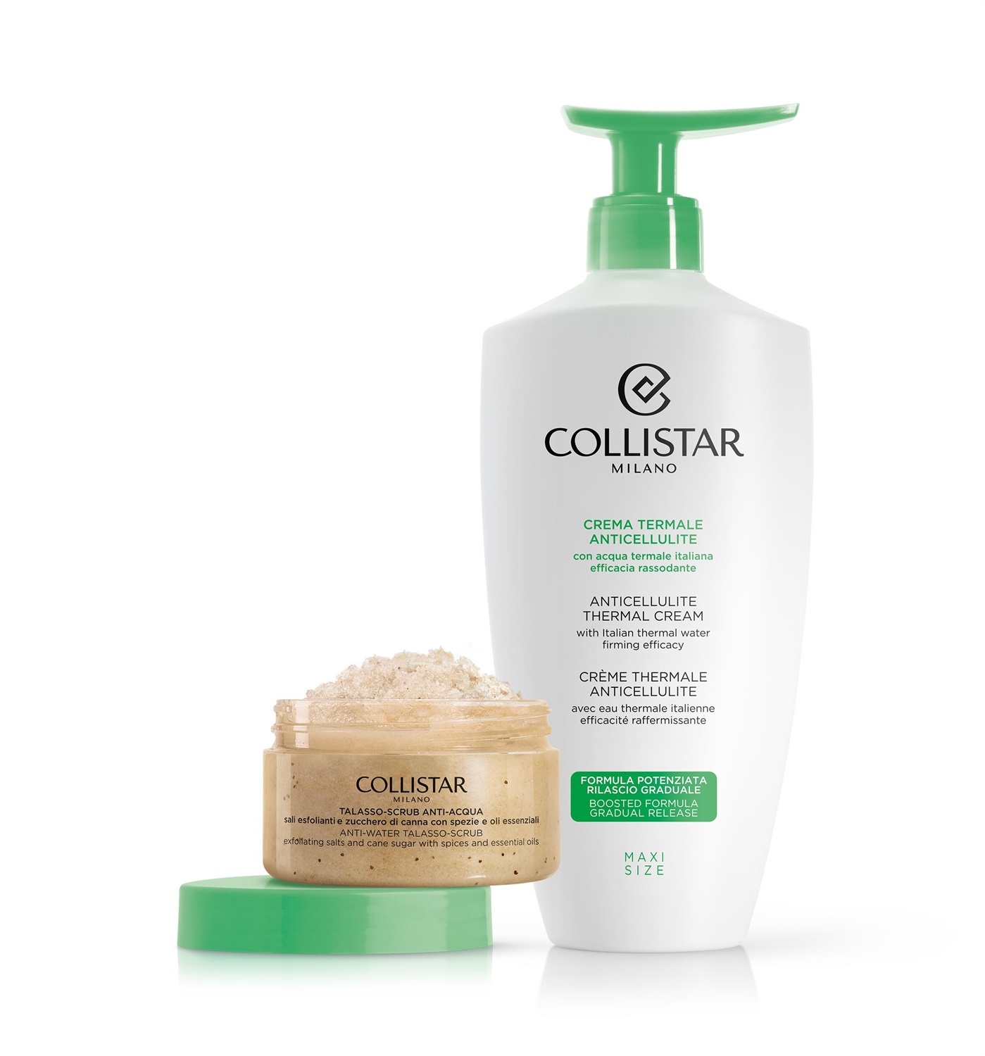 Collistar Cofanetto Routine Anticellulite - Talasso-Scrub Anti-Acqua 150 g Crema Termale Anticellulite 400 ml - Efficacia Rassodante