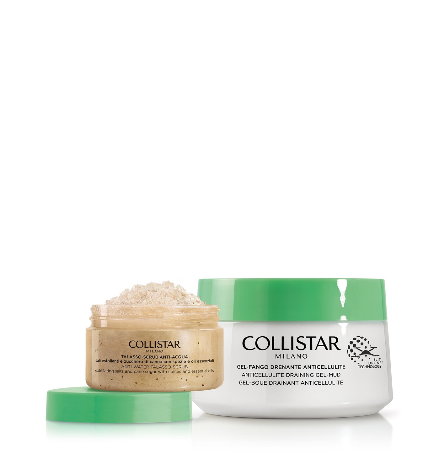 Collistar Cofanetto Routine Anticellulite - Talasso Scrub Anti-Acqua 150g Gel Fango Drenante 400ml