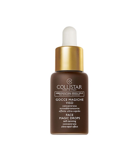 Collistar Gocce Magiche Viso - Autoabbronzante Immediato 10 ml per una Pelle Dorata e Luminosa