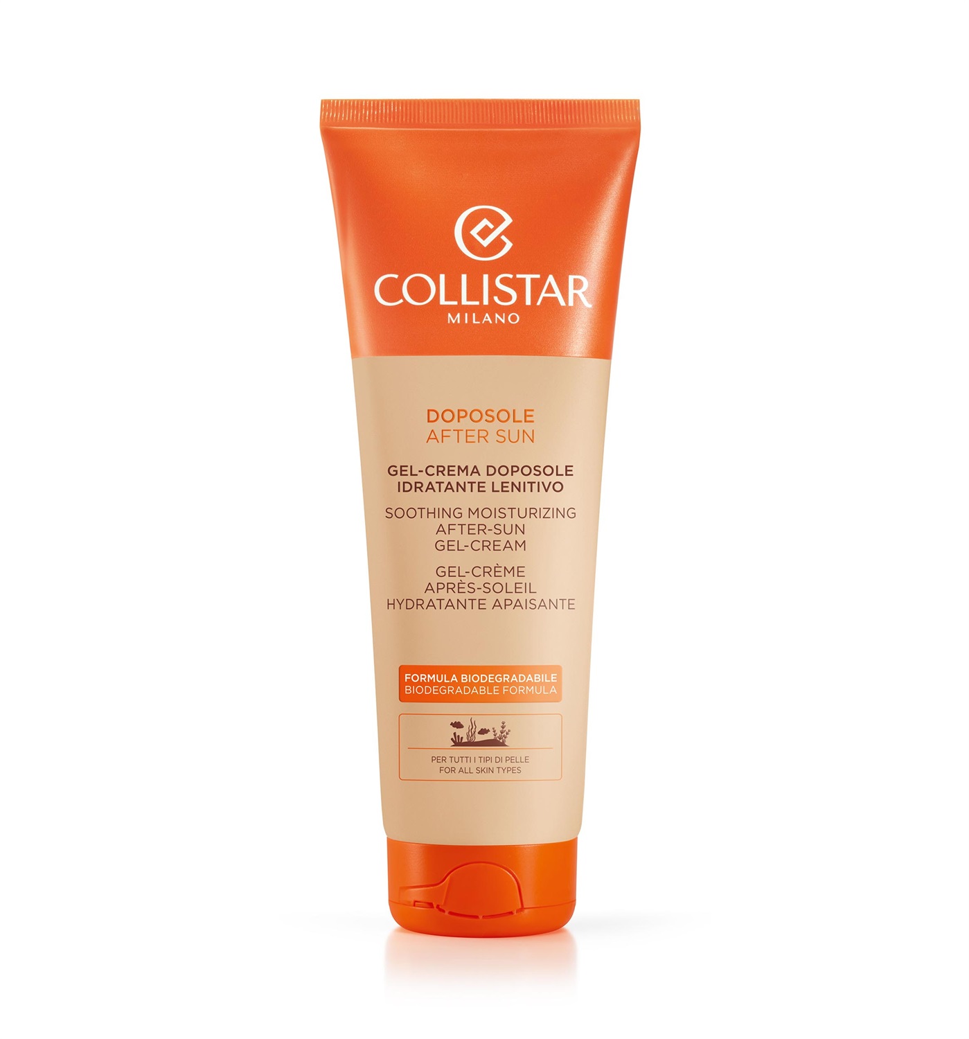 Collistar Gel-Crema Doposole Idratante Lenitivo 250 ml - Formula Biodegradabile, Idratazione Duratura, Effetto Lenitivo, Adatta a Tutti i Tipi di Pelle