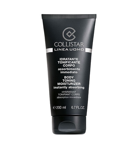 Collistar Uomo Crema-Gel Idratante Tonificante Corpo 200 ml - Assorbimento Ultra-Rapido, Idratazione e Freschezza