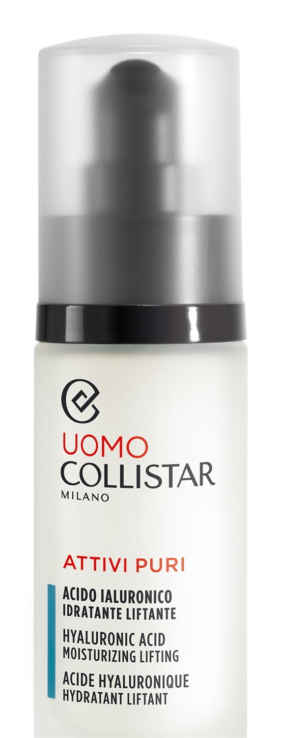 Collistar Attivi Puri Siero Viso Uomo Acido Ialuronico Idratante e Liftante 30 ml