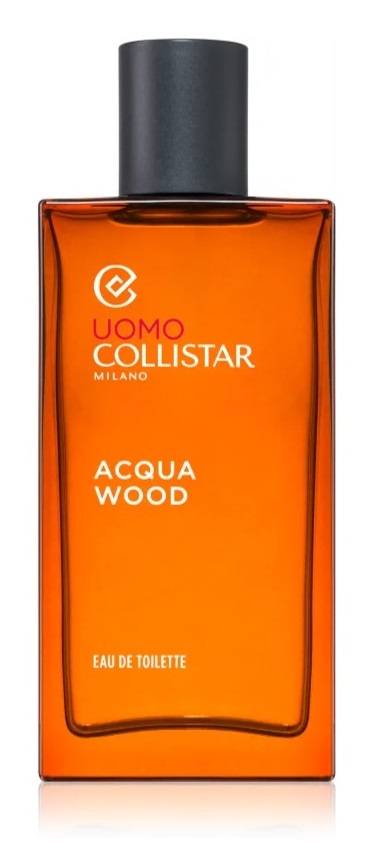 Collistar Acqua Wood Eau de Toilette Uomo 100 ml - Fragranza Tonificante con Note Agrumate e Legnose