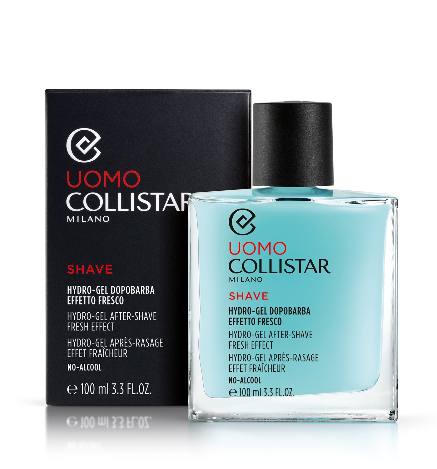 Collistar Uomo Hydro-Gel Dopobarba Effetto Fresco 100ml - Idratante, Lenitivo, Anti-Rossore, No Alcool
