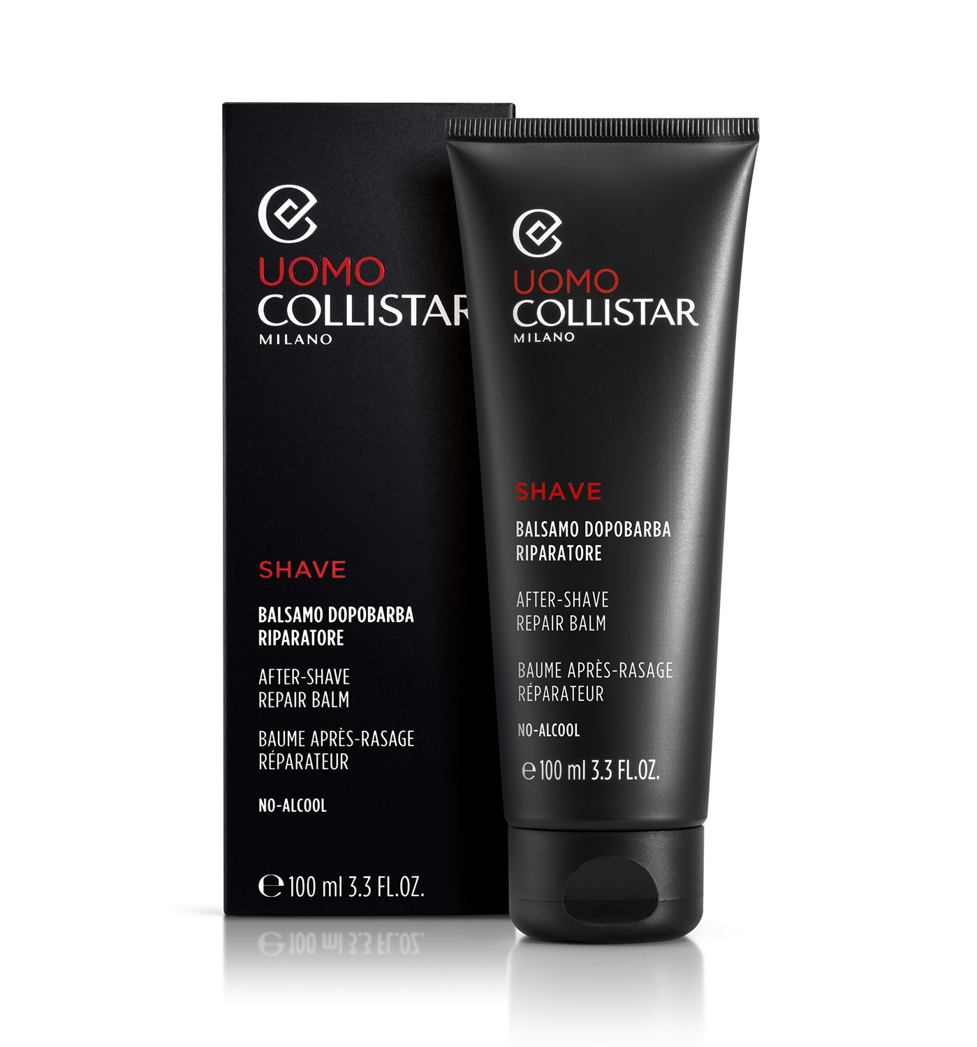 Collistar Uomo Balsamo Dopobarba Riparatore 100ml - Idratante, Lenitivo, Senza Alcool, Adatto per Pelli Delicate