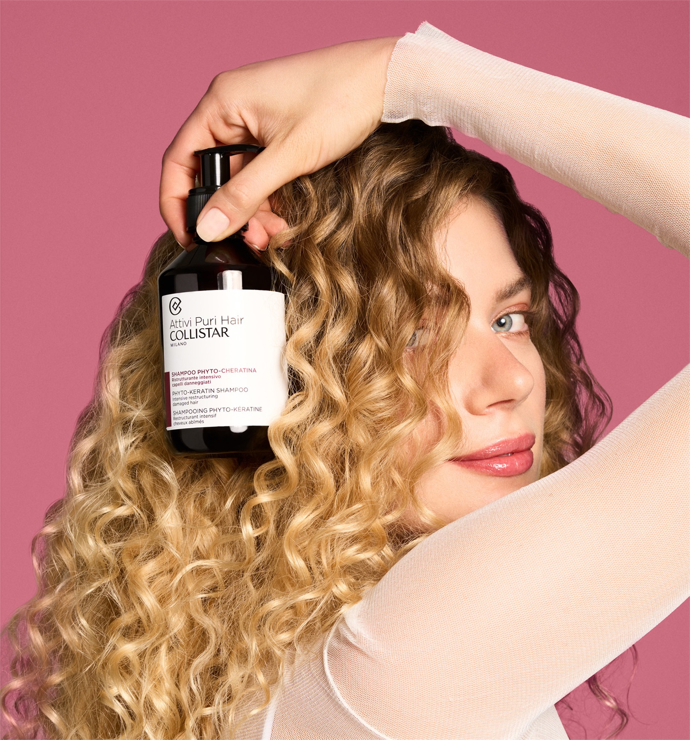 Collistar Shampoo Phyto-Cheratina Ristrutturante Intensivo 250 ml - Nutriente per Capelli Danneggiati e Sfibrati