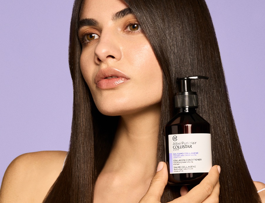 Collistar Shampoo Collagene 250 ml - Ridensificante e Volumizzante per Capelli Fini e Privati di Corpo