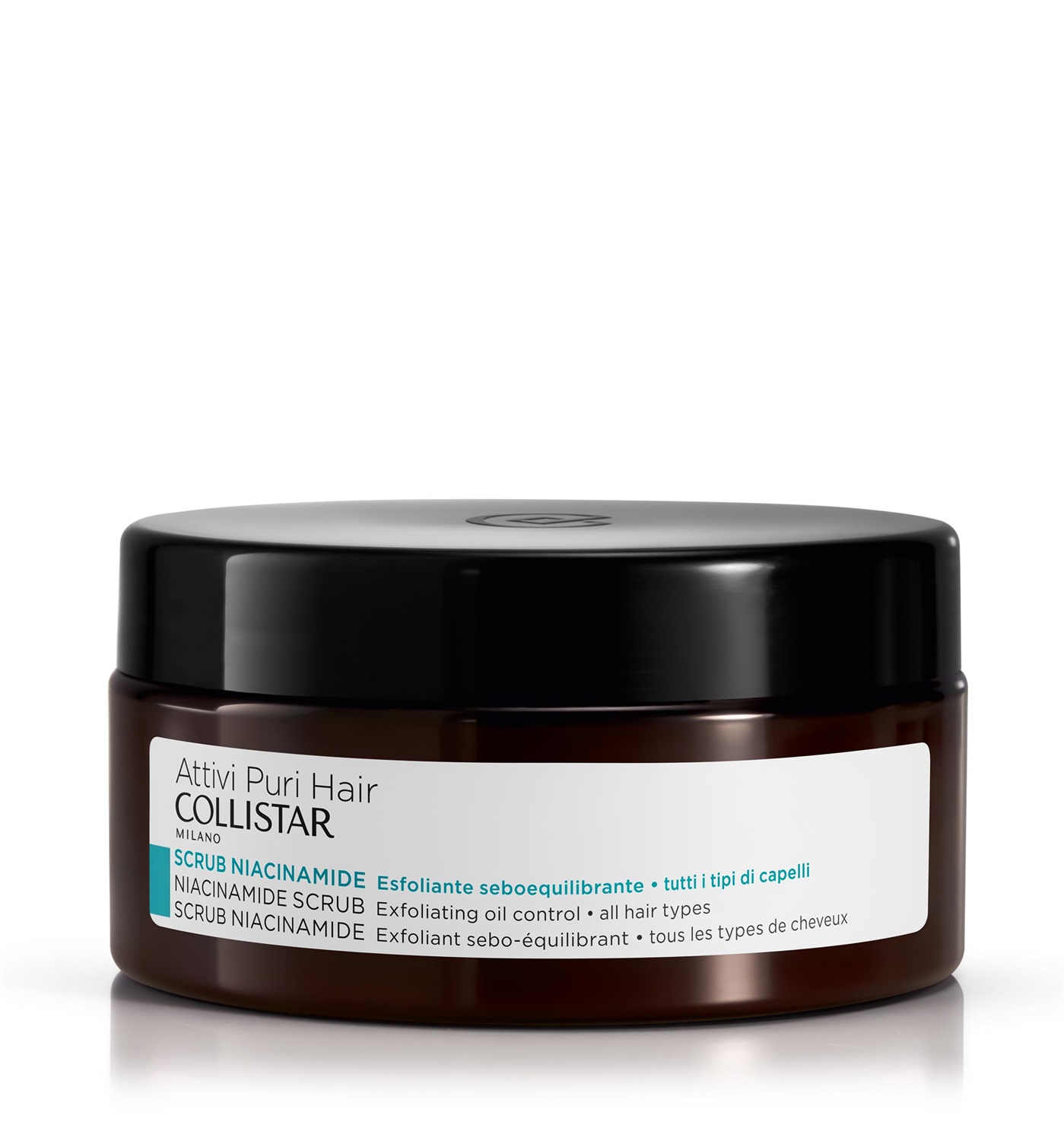 Collistar Scrub Niacinamide Esfoliante Seboequilibrante 250ml - Trattamento Detox per Tutti i Tipi di Capelli