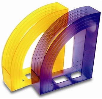 Fellowes Portariviste E803 Blu - 24,5 x 30 cm, Dorso 7,5 cm, Plastica Antiurto