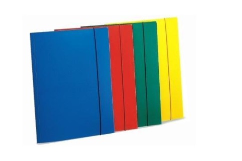 Fellowes Cartellina A4 Verde in Polipropilene (PP) con Chiusura Elastico e Cordonatura Multipla