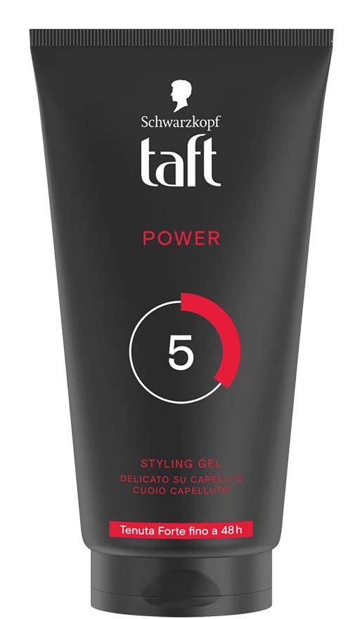 SCHWARZKOPF Taft Power 5 Gel per Capelli Tenuta Forte 150 ml - Rinforza e Protegge dall'Umidità