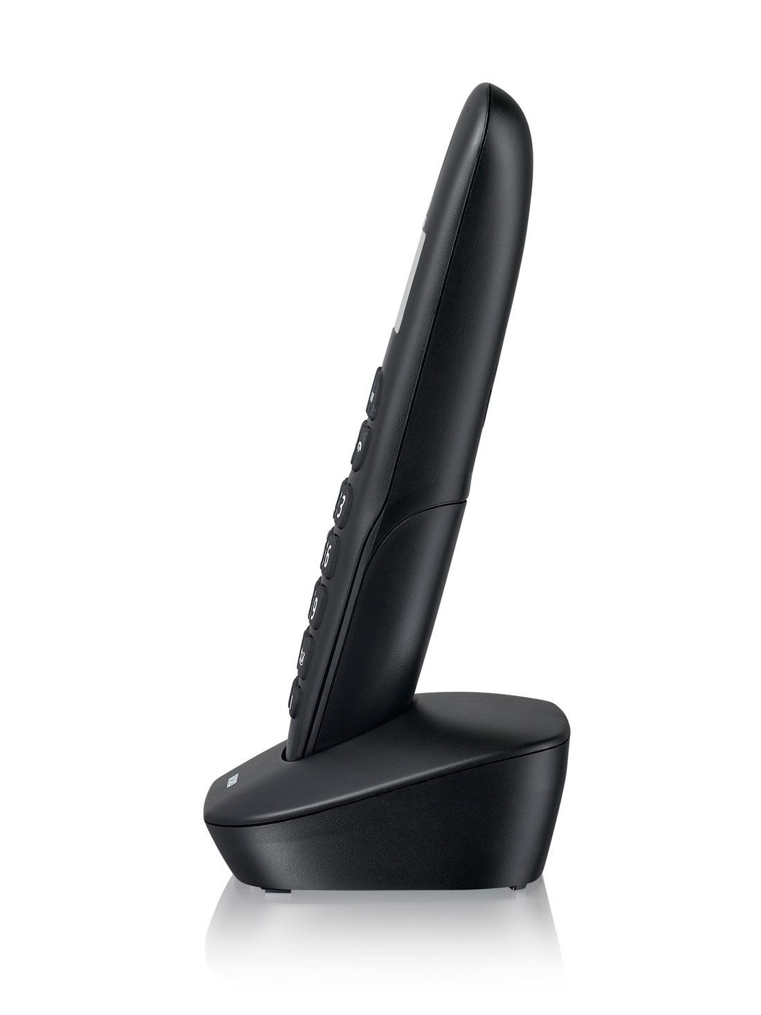 Brondi Gala Telefono Cordless DECT Nero - Identificatore di Chiamata, ECO DECT, Display Illuminato, Rubrica 20 Numeri