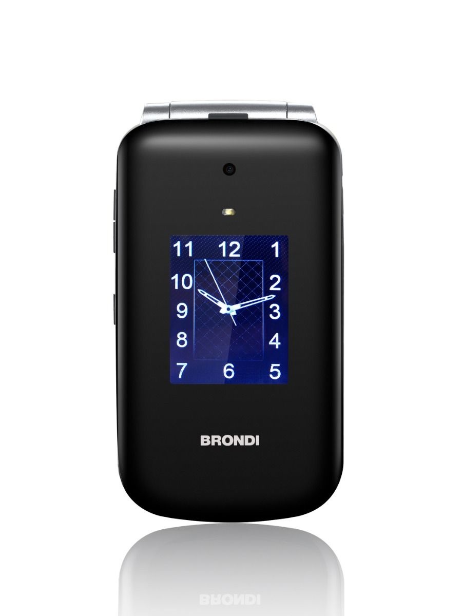 Brondi Amico Supervoice Nero Telefono per anziani 2.8