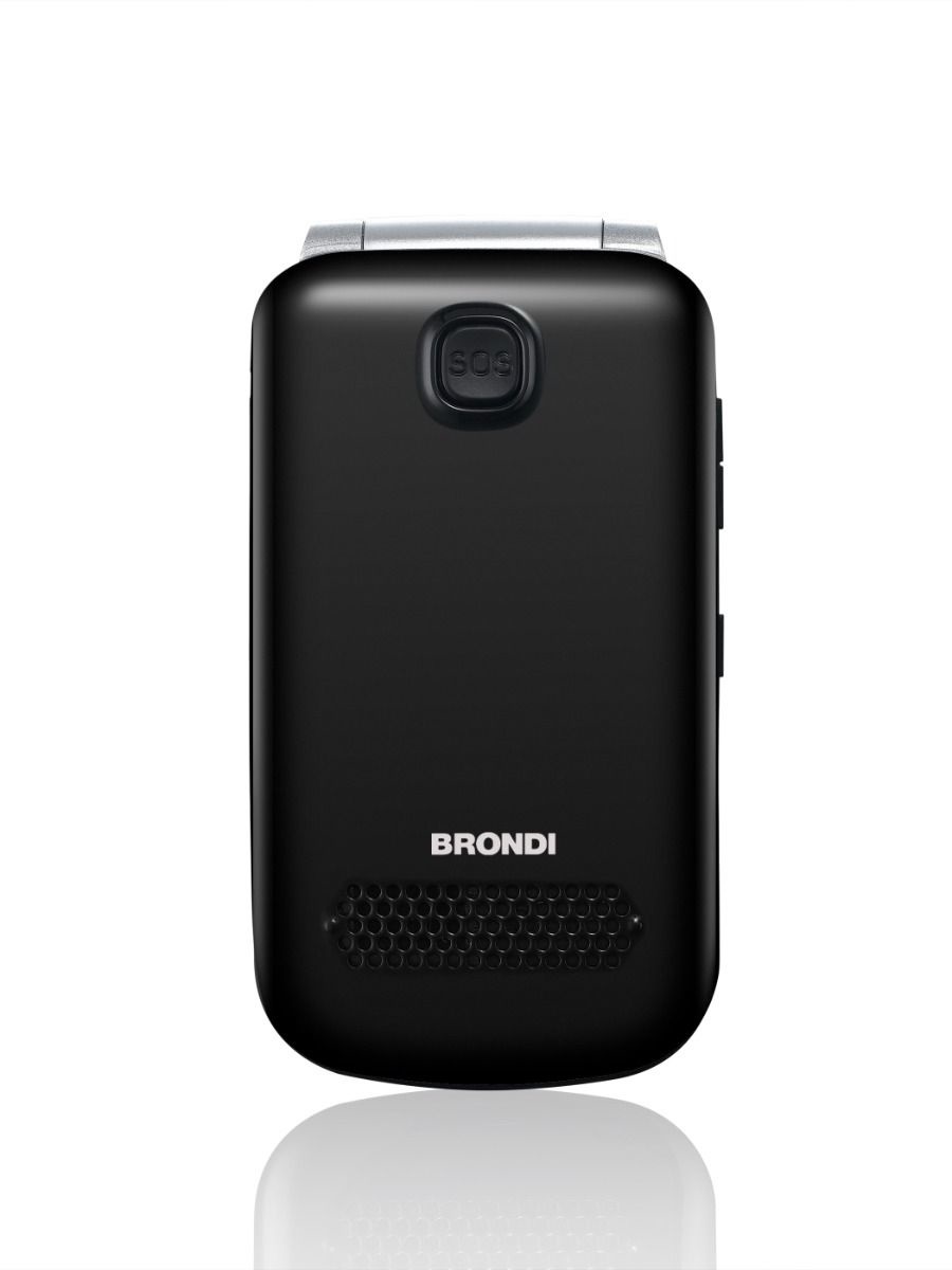 Brondi Amico Supervoice Nero Telefono per anziani 2.8